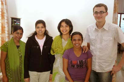 Reiki Teacher Ashwita with students in Level 2 class