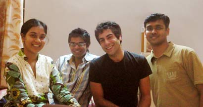 Reiki Teacher Ashwita with students